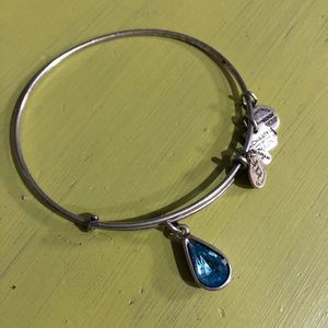 Alex and Ani - Aquamarine March birthstone charm